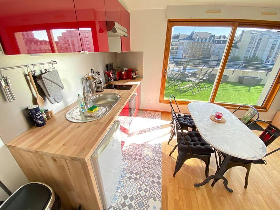 Grand Studio, Belle Terrasse Avec Vue ナント エクステリア 写真