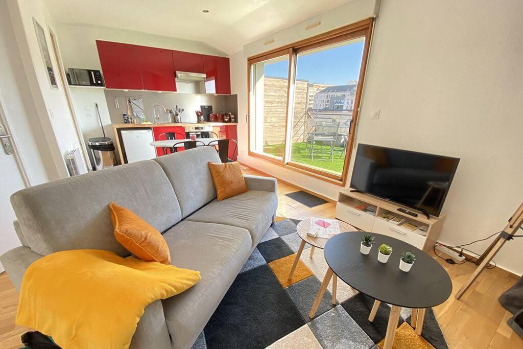 Grand Studio, Belle Terrasse Avec Vue ナント エクステリア 写真